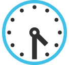 Clock Face Four-thirty Emoji - Hangouts / Android Version