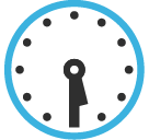 Clock Face Five-thirty Emoji - Hangouts / Android Version