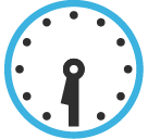Clock Face Six-thirty Emoji Icon