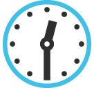 Clock Face Twelve-thirty Emoji - Hangouts / Android Version