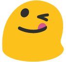 Face Savouring Delicious Food Emoji - Hangouts / Android Version