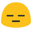 Expressionless Face Emoji (Google Hangouts / Android Version)