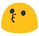Kissing Face Emoji (Google Hangouts / Android Version)