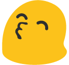 Kissing Face With Smiling Eyes Emoji - Hangouts / Android Version
