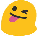 Face With Stuck-out Tongue And Winking Eye Emoji - Hangouts / Android Version