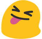 Face With Stuck-out Tongue And Tightly-closed Eyes Emoji (Google Hangouts / Android Version)