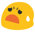 Anguished Face Emoji - Hangouts / Android Version