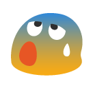 Face With Open Mouth And Cold Sweat Emoji (Google Hangouts / Android Version)