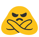 Face With No Good Gesture Emoji - Hangouts / Android Version