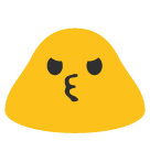 Person With Pouting Face Emoji - Hangouts / Android Version