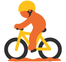 Mountain Bicyclist Emoji - Hangouts / Android Version
