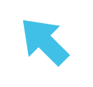 North West Arrow Emoji - Hangouts / Android Version