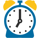 Alarm Clock Emoji (Google Hangouts / Android Version)
