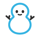 Snowman Without Snow Emoji - Hangouts / Android Version