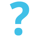 Black Question Mark Ornament Emoji - Hangouts / Android Version