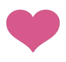 Heavy Black Heart Emoji - Hangouts / Android Version