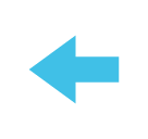 Leftwards Black Arrow Emoji - Hangouts / Android Version