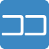 Squared Katakana Koko Emoji (Twitter Version)