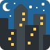Night With Stars Emoji (Twitter Version)