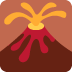Volcano Emoji (Twitter Version)