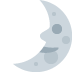 First Quarter Moon With Face Emoji (Twitter Version)