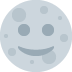 Full Moon With Face Emoji (Twitter Version)