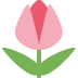 Tulip Emoji (Twitter Version)