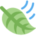 Leaf Fluttering In Wind Emoji (Twitter Version)