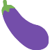 Eggplant Emoji (Twitter Version)