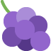 Grapes Emoji (Twitter Version)