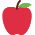 Red Apple Emoji (Twitter Version)