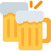 Clinking Beer Mugs Emoji (Twitter Version)