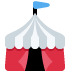 Circus Tent Emoji (Twitter Version)