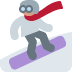 Snowboarder Emoji (Twitter Version)