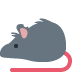 Rat Emoji (Twitter Version)