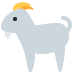 Goat Emoji (Twitter Version)