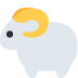 Sheep Emoji (Twitter Version)