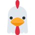Chicken Emoji (Twitter Version)