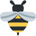 Honeybee Emoji (Twitter Version)