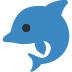 Dolphin Emoji (Twitter Version)