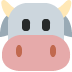 Cow Face Emoji (Twitter Version)