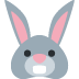Rabbit Face Emoji (Twitter Version)