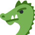 Dragon Face Emoji (Twitter Version)