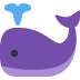 Spouting Whale Emoji (Twitter Version)