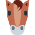 Horse Face Emoji (Twitter Version)