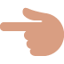 White Left Pointing Backhand Index Emoji (Twitter Version)