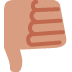 Thumbs Down Sign Emoji (Twitter Version)