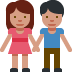Man And Woman Holding Hands Emoji (Twitter Version)