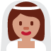 Bride With Veil Emoji (Twitter Version)