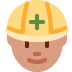 Construction Worker Emoji (Twitter Version)